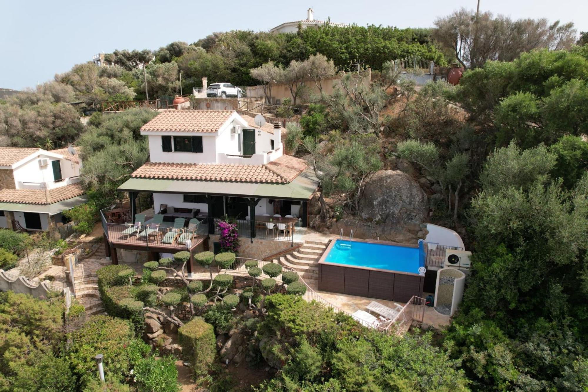Villetta With Heated Pool And Panoramic View Torre delle Stelle Extérieur photo